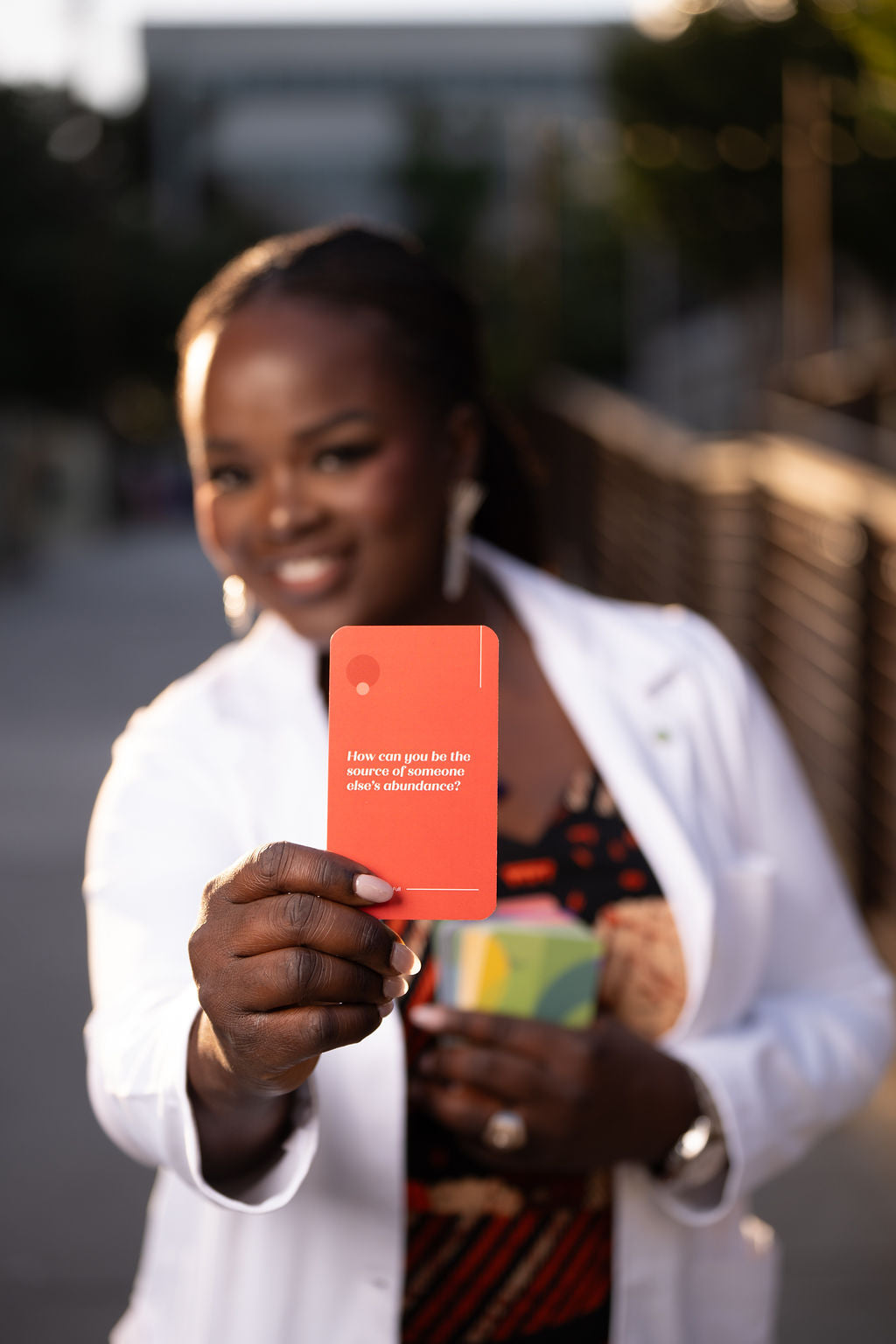 Wealthy life cards - 83 daily affirmation & action fueled card for display