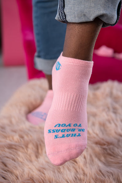 "That's Dr. Badass to You" socks (Ankle)